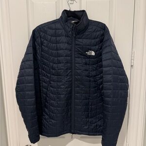 The North Face Men's Navy Puffer Jacket Medium